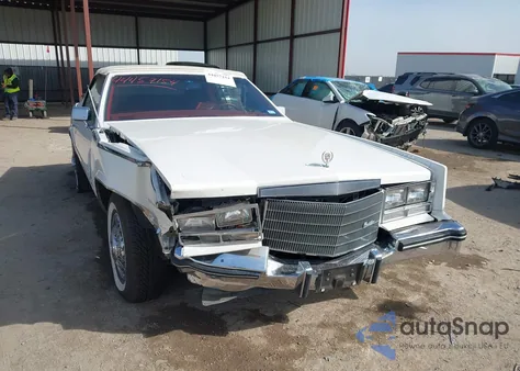1984 Cadillac Eldorado Biarritz из США, поврежденный, VIN 1G6AL6783EE643806